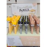 100pcs Brand new Puckator brand Evelasting pencil in display stand rrp £2.99 - 100pcs in lot