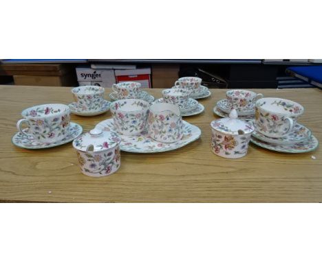 A Minton part-tea service: Haddon Hall