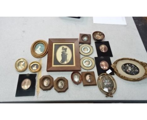 A collection of miniatures of portrait, landscape & still life subjects 
