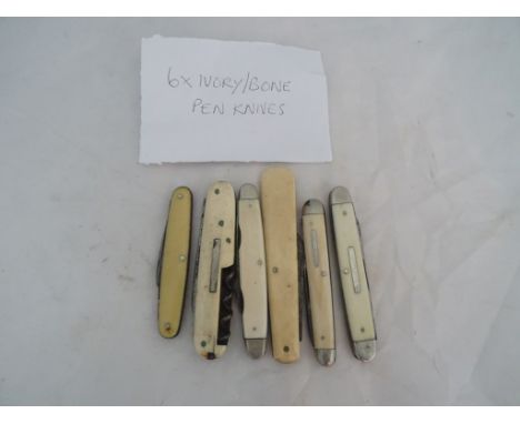 Nine mother-of-pearl handled & other Sheffield pocket knives