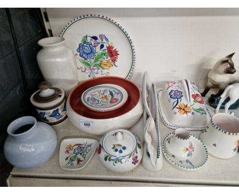Poole pottery - 15 items 