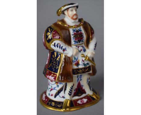 A Royal Worcester Henry VIII Figural Candle Snuffer