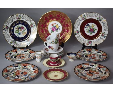 A Collection of Ceramics to Feature Cabinet Plates, Wood &amp; Son. Verona Pattern Plates, Austrian Secessionist Style Cup (H