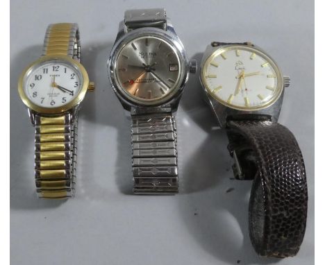Three Wrist Watches to Include Limit, Timex and Solina 