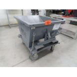 Wright Model 2577-GRY-8802 Portable Self-Dumping Hopper;
