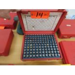 Precision Steel Pin Gage Set;