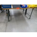 36 in. x 72 in. Maple Top Work Bench; (No Contents)