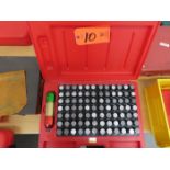 Precision Steel Pin Gage Set;