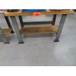 30 in. x 48 in. Maple Top Work Bench; (No Contents)