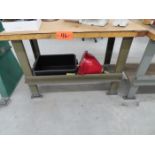 24 in. x 48 in. Maple Top Work Bench; (No Contents)