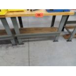 30 in. x 48 in. Maple Top Work Bench; (No Contents)