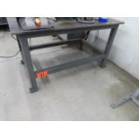 36 in. x 56 in. Steel Table; (No Contents)