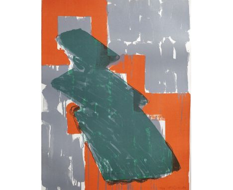 Richard Smith (British, b.1931) Three Card Monte, 1982 36/50, signed, dated and numbered in pencil  lithograph 64cm x 48.5cm.