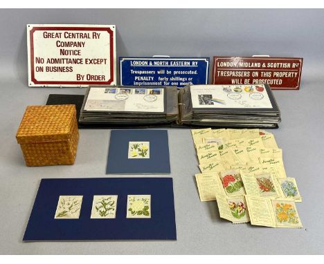 COLLECTION OF ROYAL MAIL FIRST DAY COVERS / FIRST DAY OF ISSUES, total 90, Kensitas flower silks, an incomplete run of 60 wit