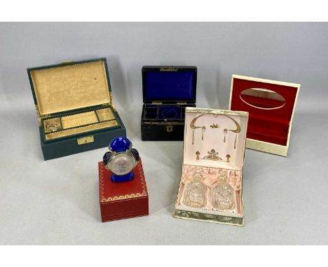 PARFUMS CARTIER PARIS GLASS SCENT BOTTLE 'PANTHERE DE CARTIER' EAU DE TOILETTE 50ml (no contents), with original box, 'Finnig