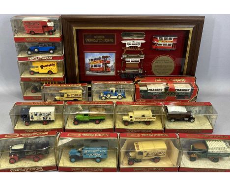 MATCHBOX MODELS OF YESTERYEAR, LIMITED EDITION NO. 0789 PRESTON TRAM CAR, displayed dismantled in display case, in original p