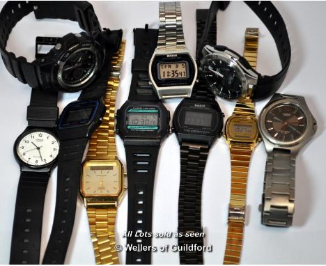 *Bag Of Ten Casio Wristwatches