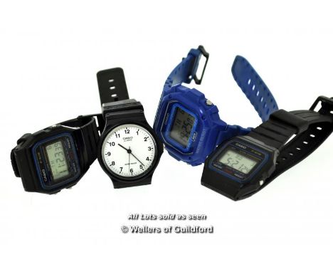 *Four Casio Wristwatches
