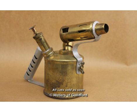 *Vintage Brass Paraffin Governor Blow Torch/Lamp [LQD123]