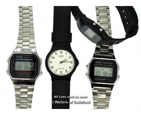 *Four Casio Wristwatches