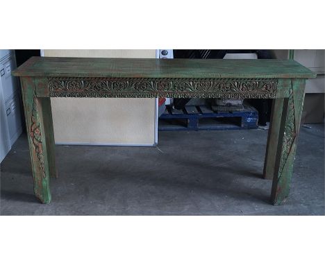 Green Console table 