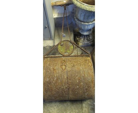 Vintage Ironcrete cast iron garden roller. (B.P. 21% + VAT) 