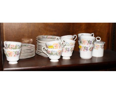 A Paragon "Country Lane" bone china part tea service for eight and a number of matching pieces