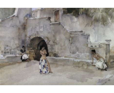 After Sir William Russell Flint, R.A., P.R.W.S. (1880-1969): 'Baths', a limited edition print, no 617/650, numbered in pencil