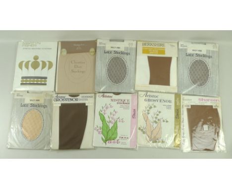 A collection of designer stocking, 1940s/1950s, comprising Christian Dior, Aristoc, jonelle, Berkshire symphony 60 denier,and