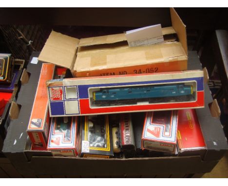 00 Gauge coaches, locomotives, Hornby, Lima, Mint Bachmann trucks etc (Qty). 