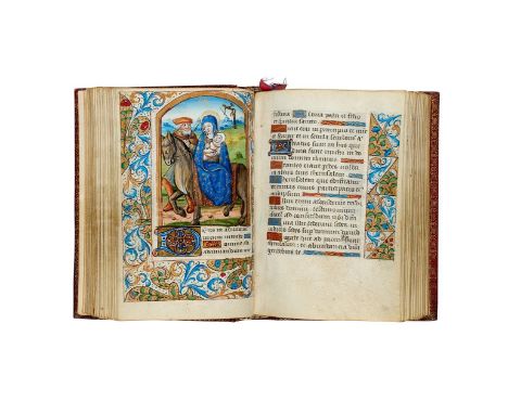 Ɵ Book of Hours, Use of Paris, in Latin and French, illuminated manuscript on parchment [northern France (Paris), c. 1500]To 
