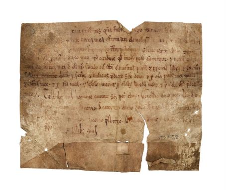 Confirmation by Wiemar, son of Warin, of his father's grant of a garden in his park to the Hospital of St. Leonard in York, m