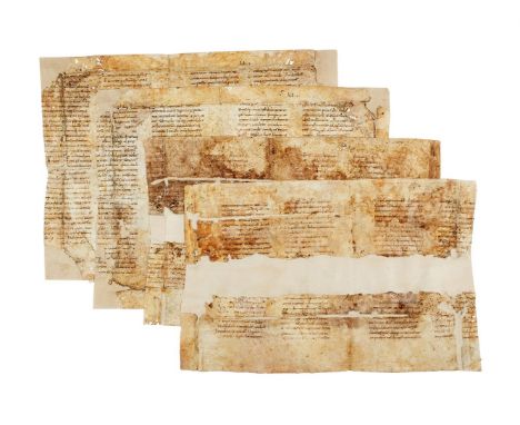 Substantial remains of a single gathering from a large manuscript of Augustine, De sermone Domini in monte secundum Matthaeum