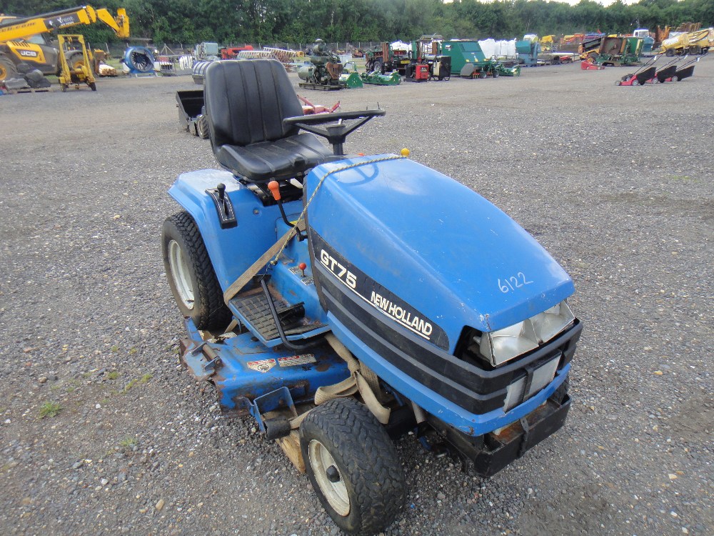 Ford GT75 Diesel Ride on Lawnmower With Mid Deck