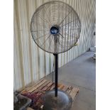 (2) 30" Global Osillating Pedestal Fans, 1/2 HP ($15 Loading fee will be added to buyer's invoice)