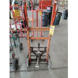 Wood Frame 2-Wheel Mechanical Clamp Hand Truck ($5 Loading fee will be added to buyer's invoice)