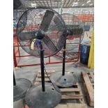 (2) 30" Pedestal Fans ($15 Loading fee will be added to buyer's invoice)