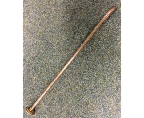 A large heavy silver pipe tamp. London. Approx. 36 grams. Est. £20 - £30.