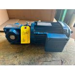 (New) Sew Eurodrive 1 HP Gear Motor, Type: SA37DRN80M4, 230/460 V, 1751 RPM, 3 PH, 6.80 Ratio (FW)