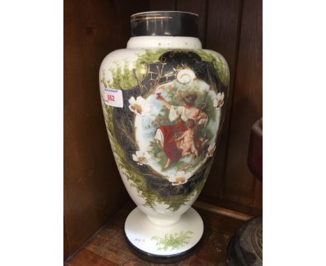 Victorian glass vase 