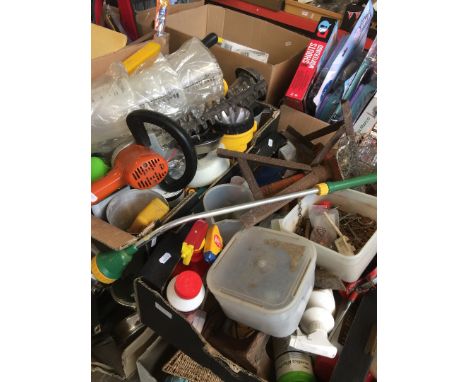 2 boxes of misc tools 