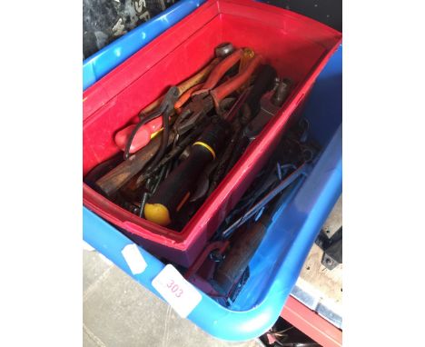 A box of misc tools 