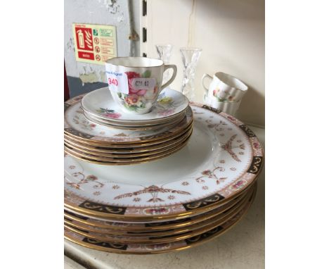 Plates, cups, etc 