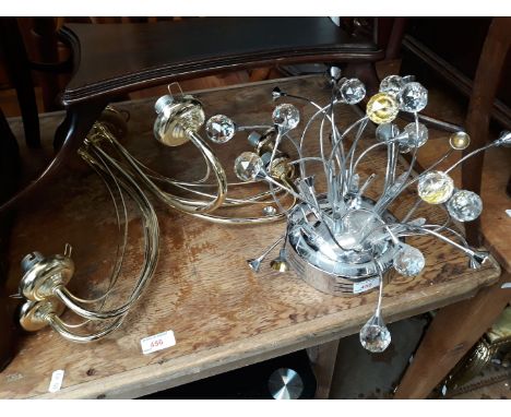 two light fittings 