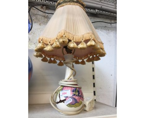 Modern Moorcroft table lamp 