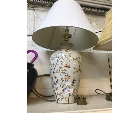 Pottery table lamp 