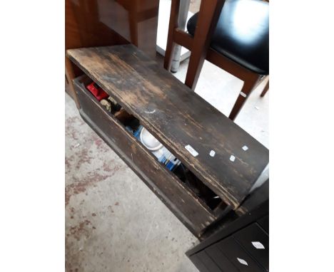 A box of assorted tools 