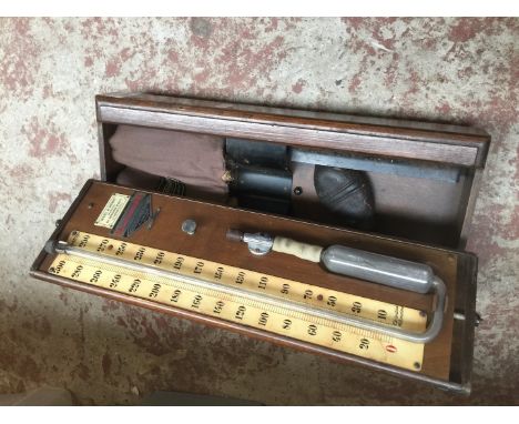 A vintage blood pressure tester. 