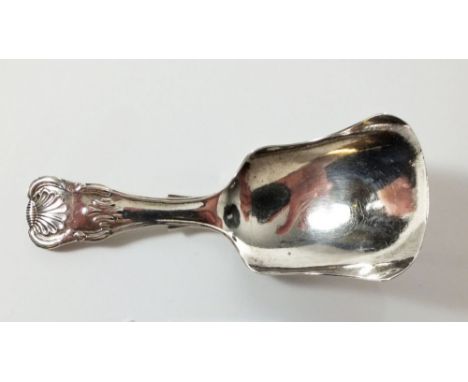 A silver King's pattern caddy spoon, Birmingham 1832, by Unite &amp; Hilliard