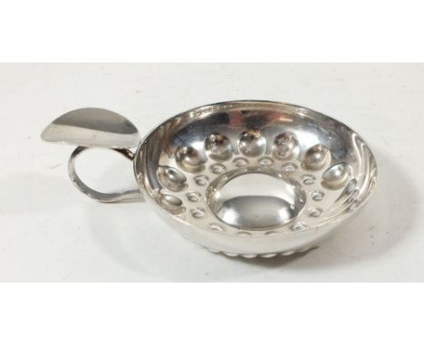 A sterling silver Danish wine taster by W&amp;S Sorensen, 65g 